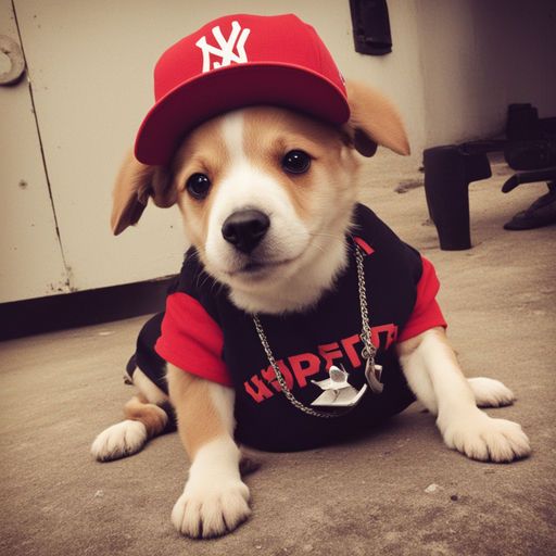 a hip hop puppy #37