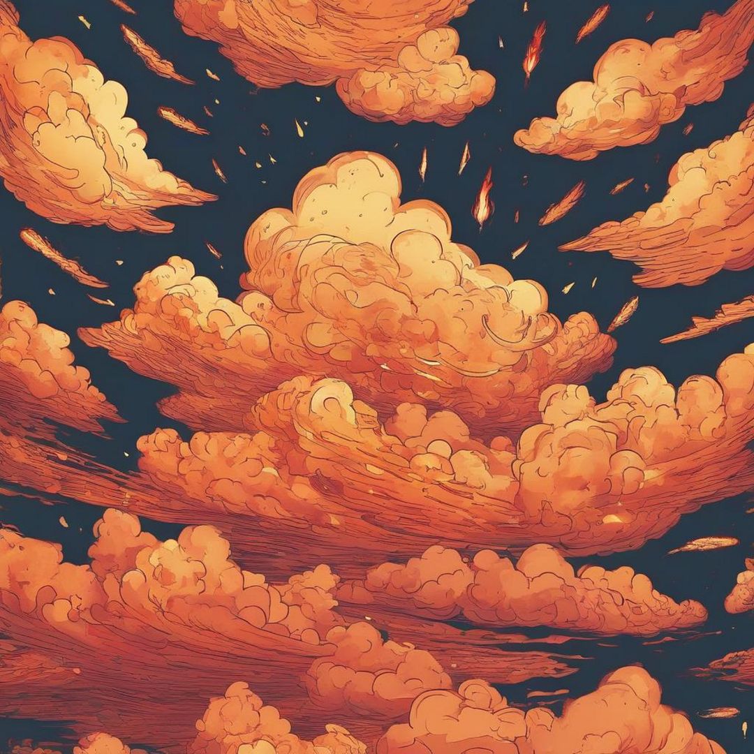 fire clouds