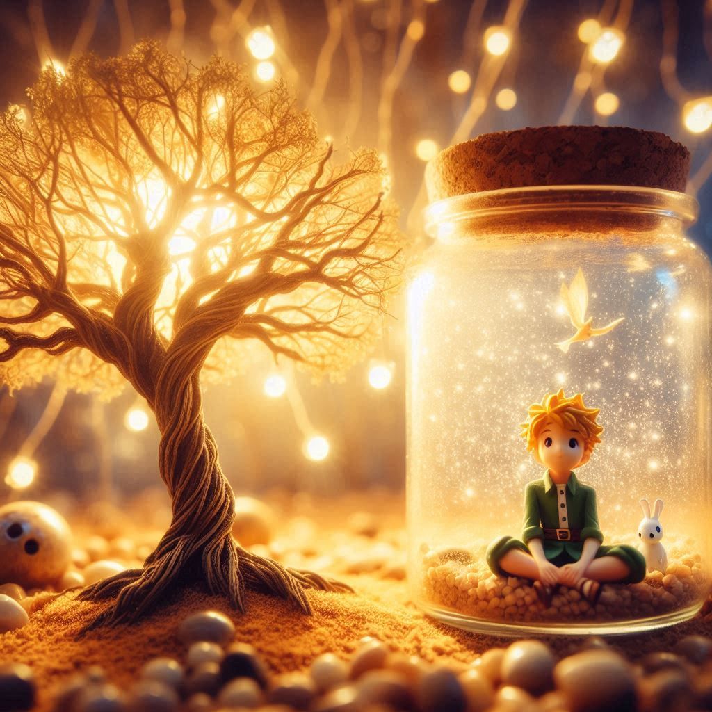 the little prince under tree of life