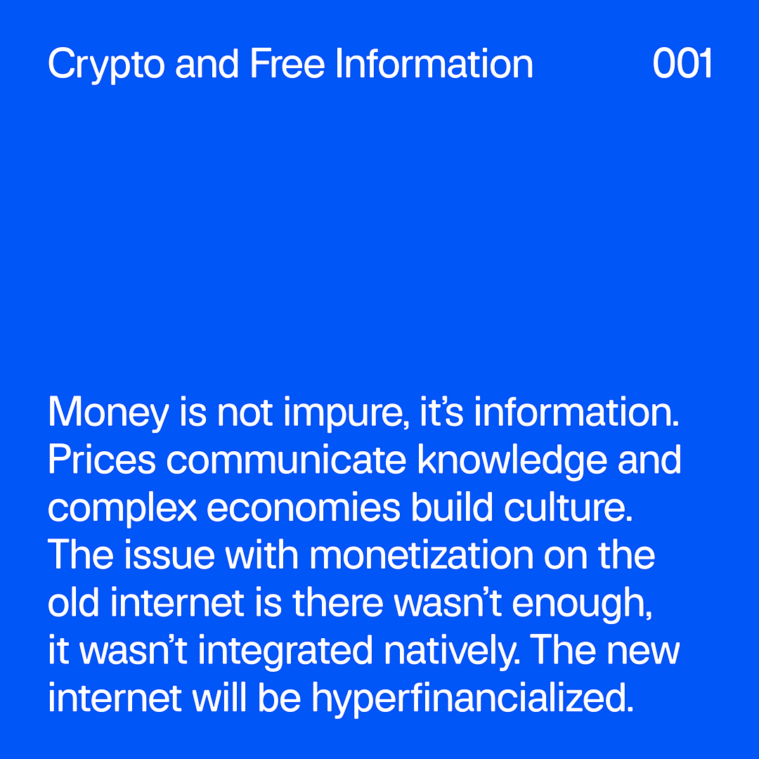 Crypto and Free Information 001