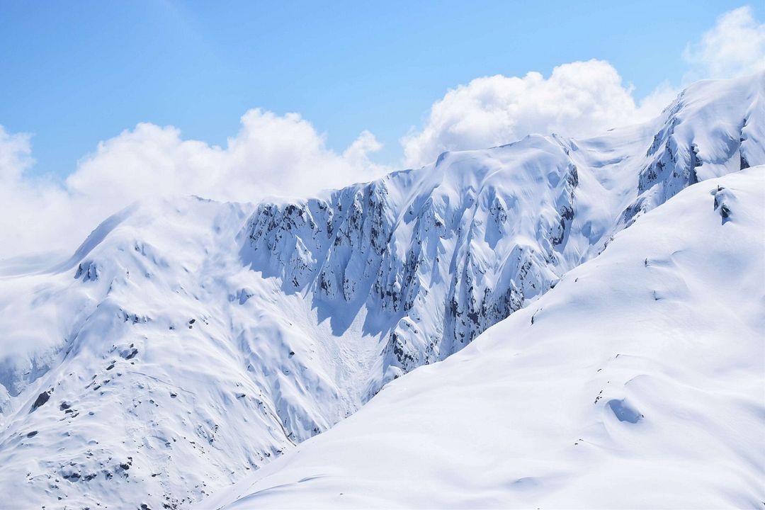 mountains and clouds