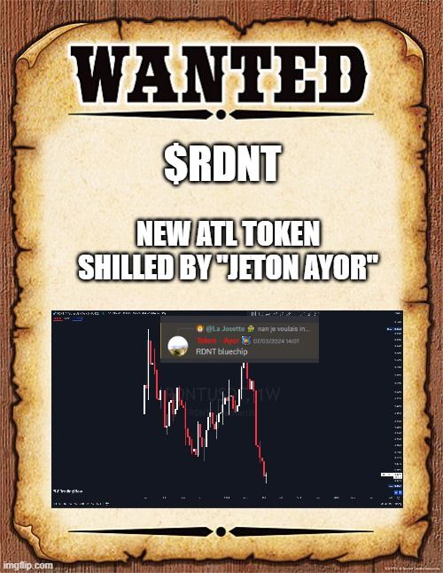 $RDNT ALT SHILLED BY "JETON AYOR"