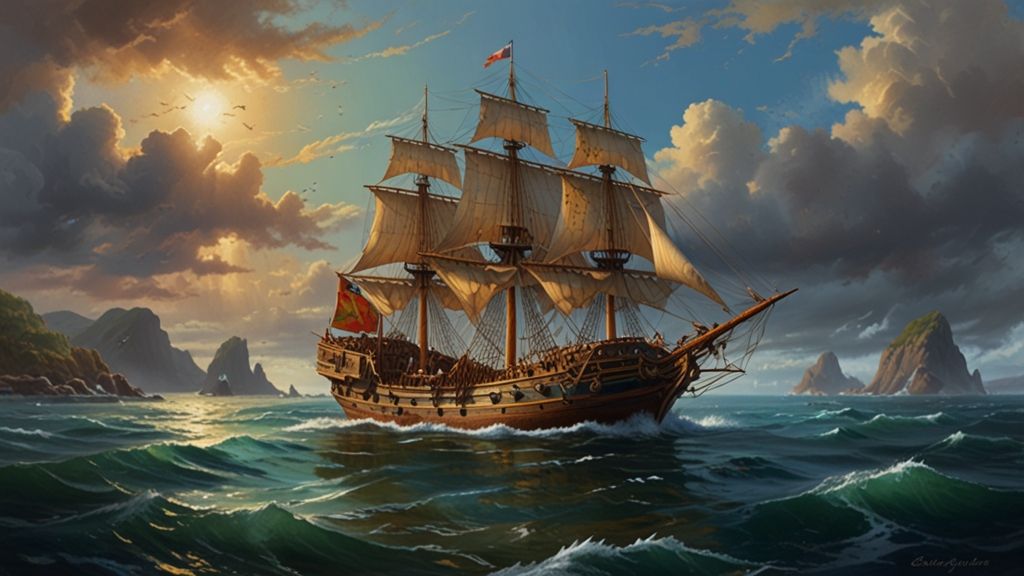 An_ancient_weatherworn_galleon_sits_prou_0