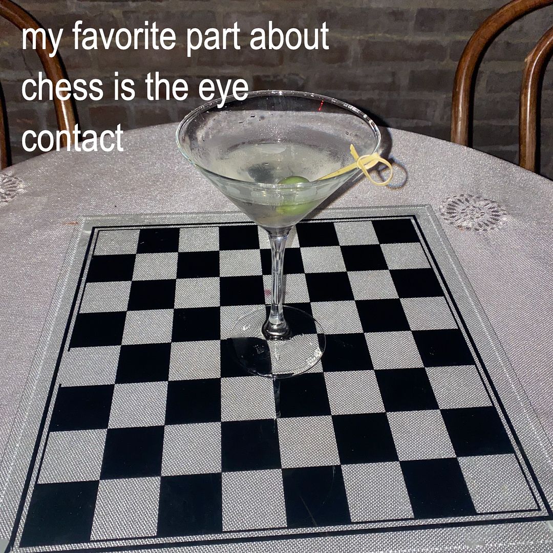 my favorite part about chess is the eye contact