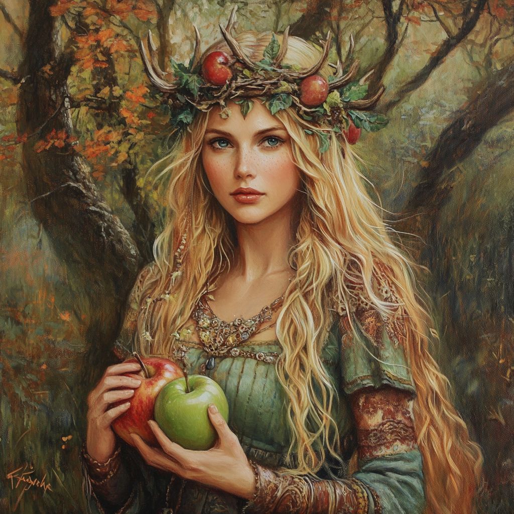 Idunn - goddess of the miraculous apples of youth