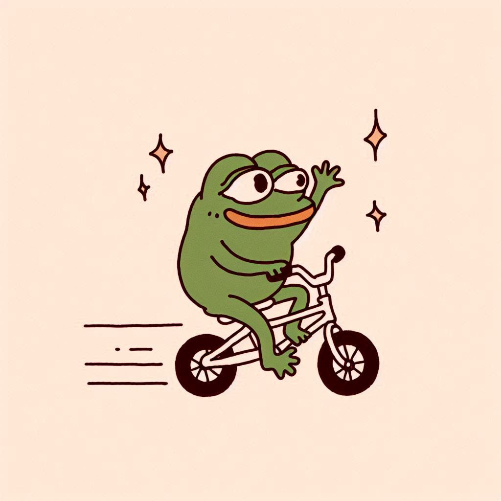 Pepe on bike