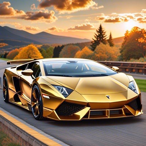 golden lamborghini