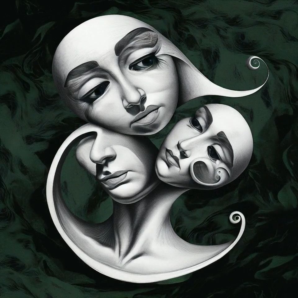 Three faces