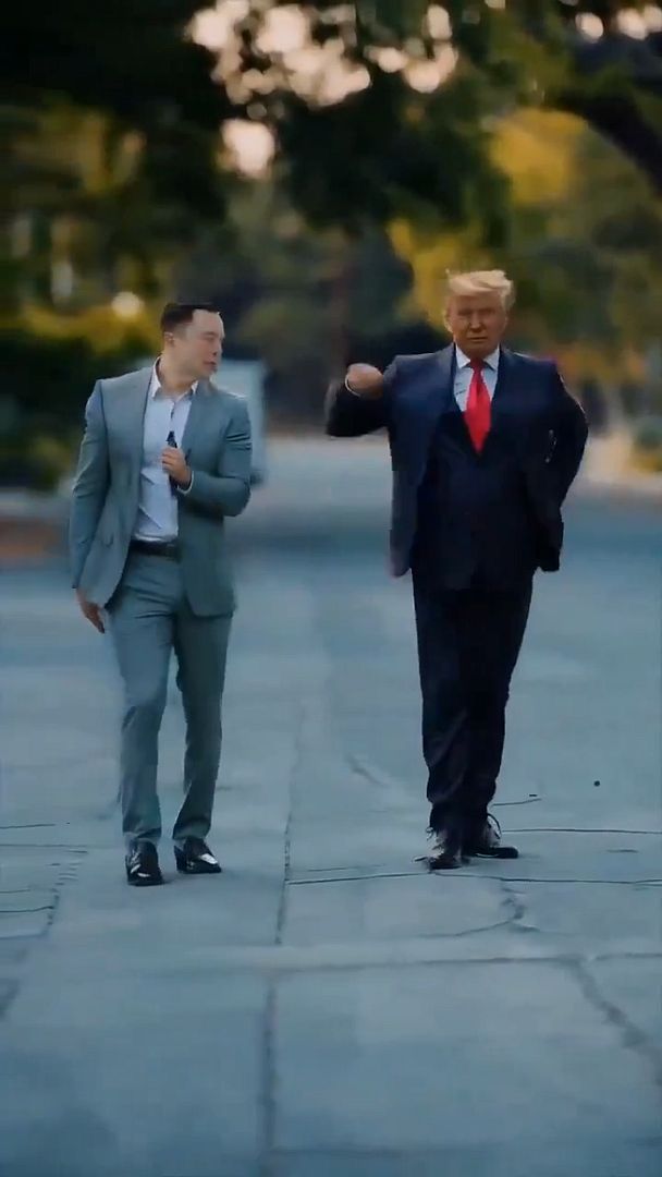 The gang is out (Trump X Musk Dance)