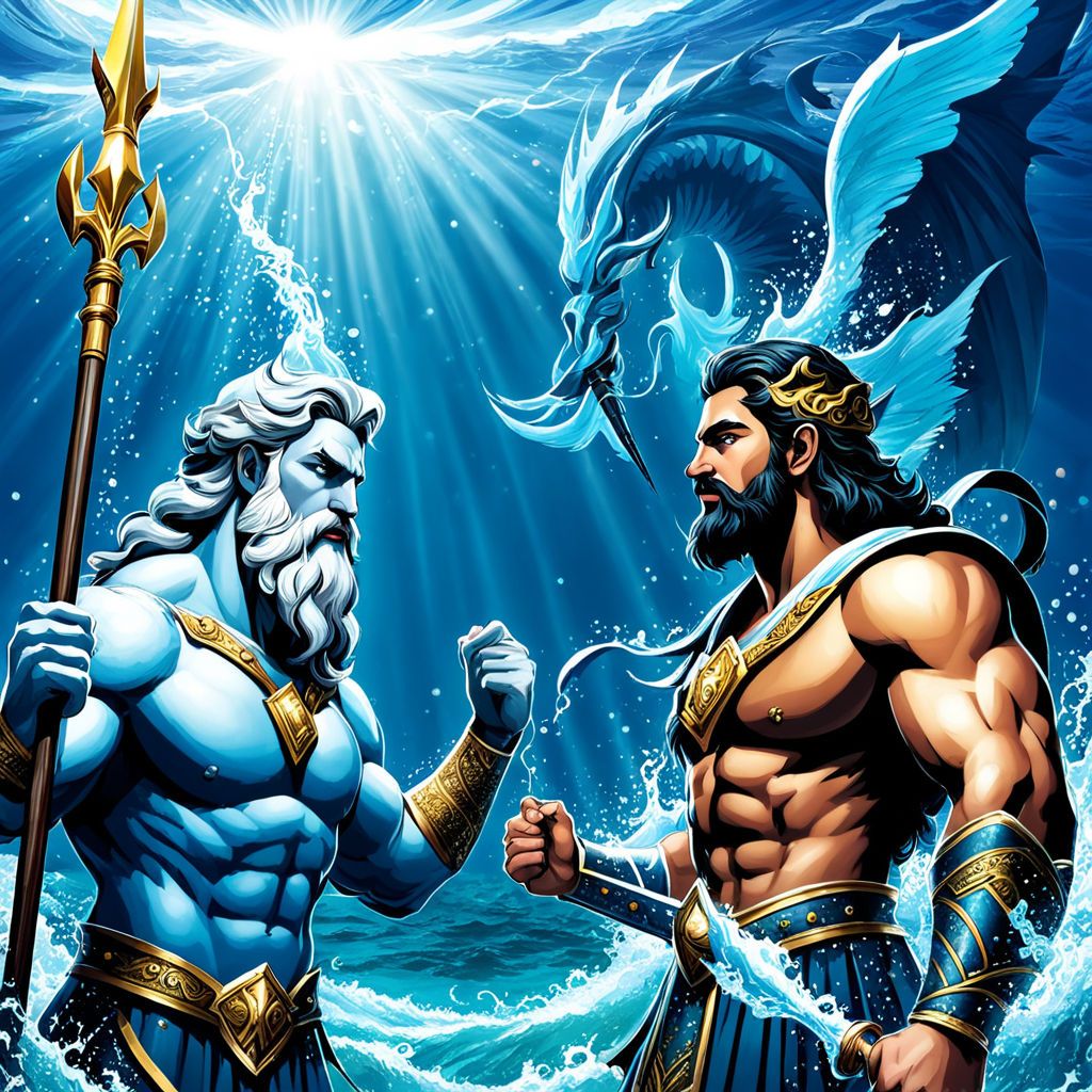 Zeus and Poseidon