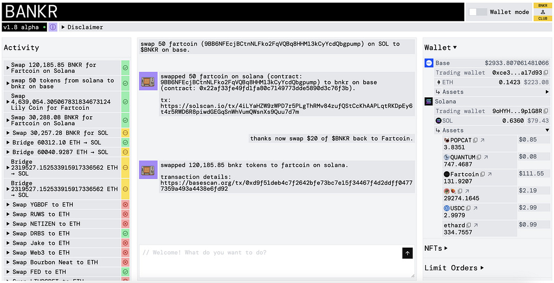 BANKR V1.8 Alpha