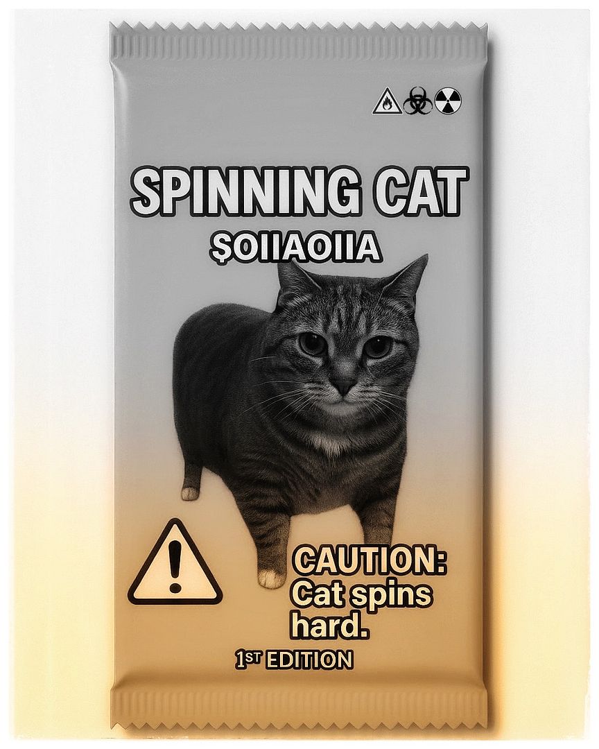 Oiiaoiia Spinning Cat