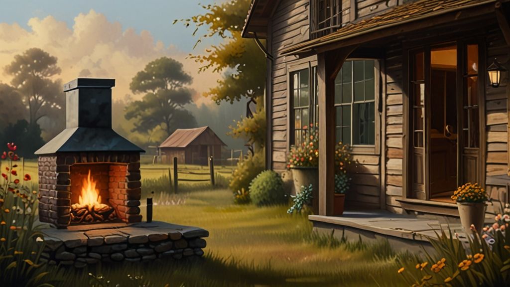 The_quaint_wooden_home_exudes_rustic_charm_its_weather_2