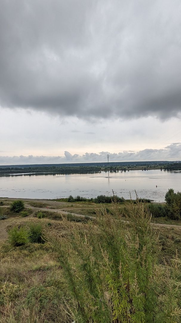 Sky and river