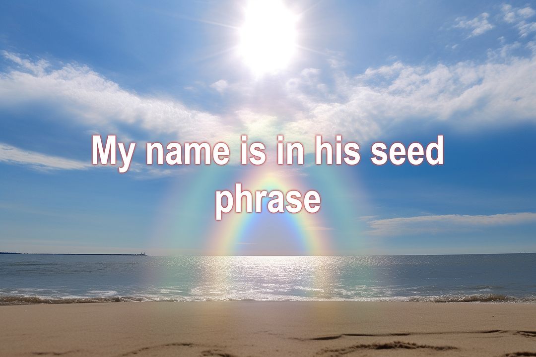 My name is in his seed phrase