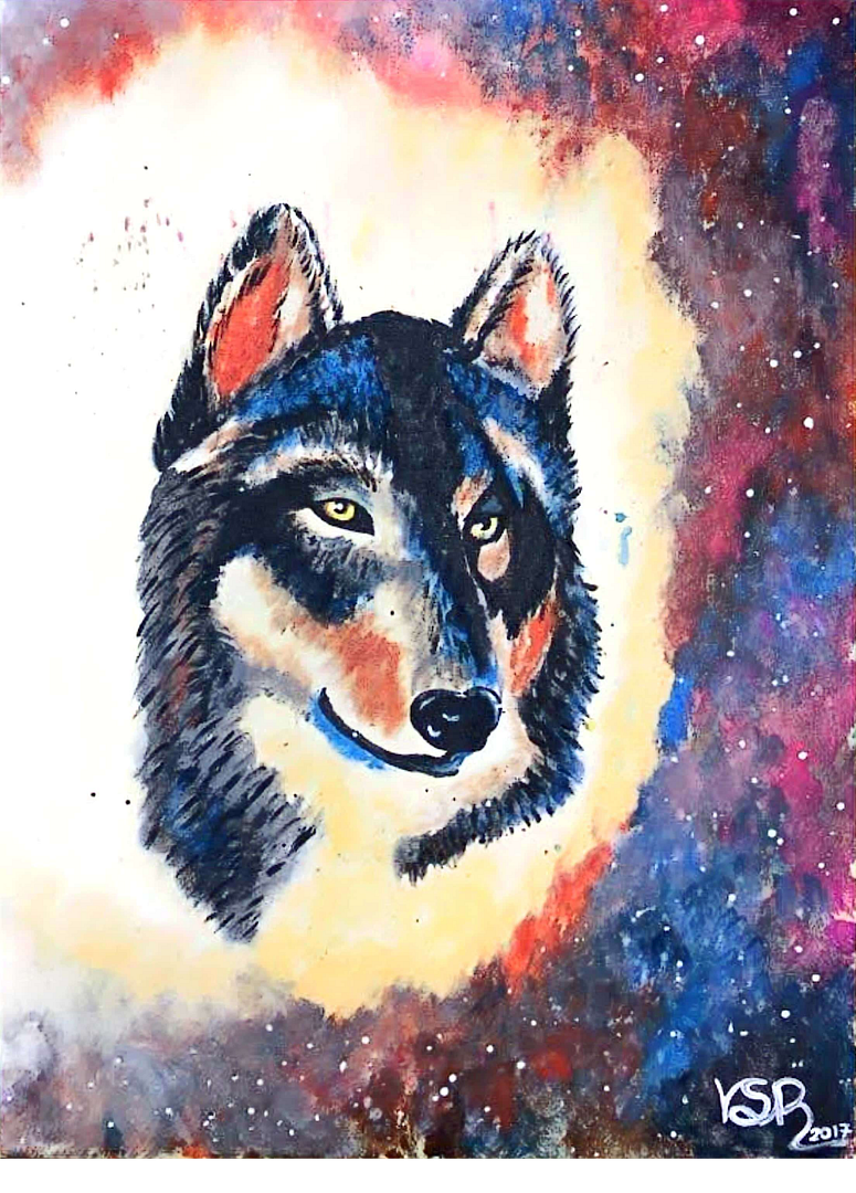 galaxy wolf 🌌✨🐺