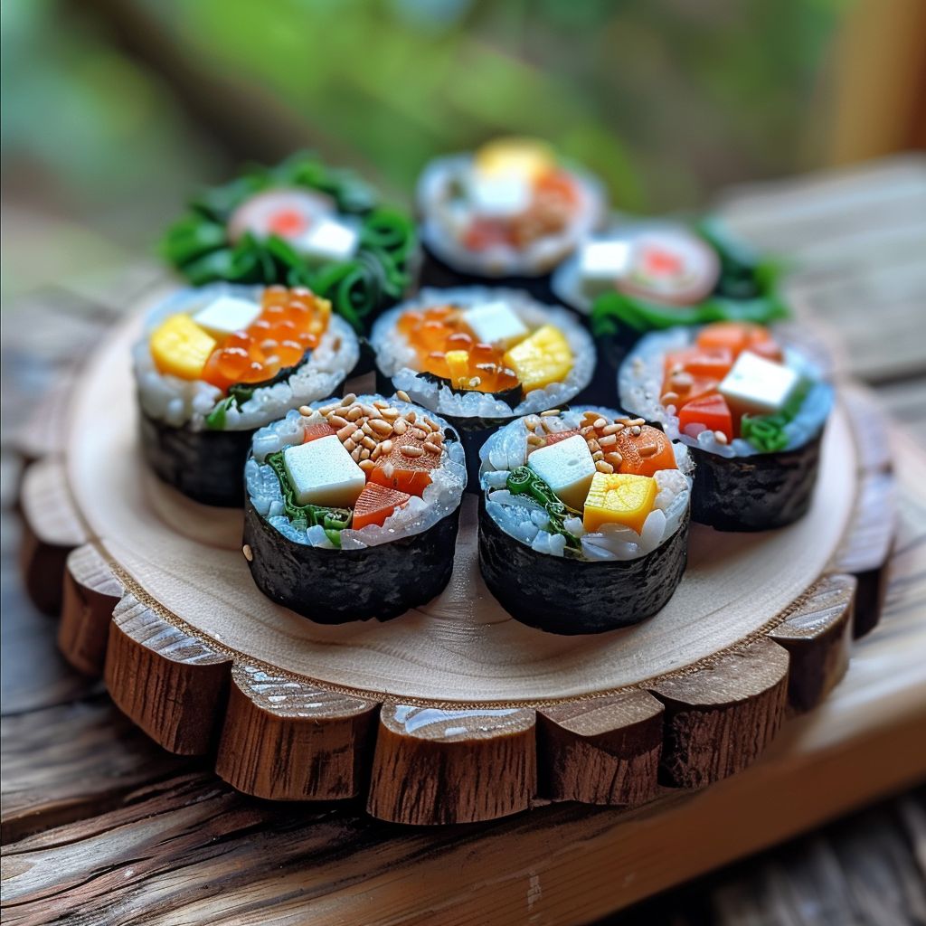 Miniature Korean kimbap1 (korean rice-roll)