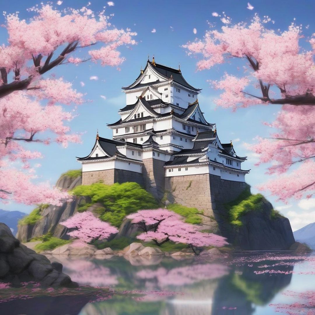 Castle With Sakura