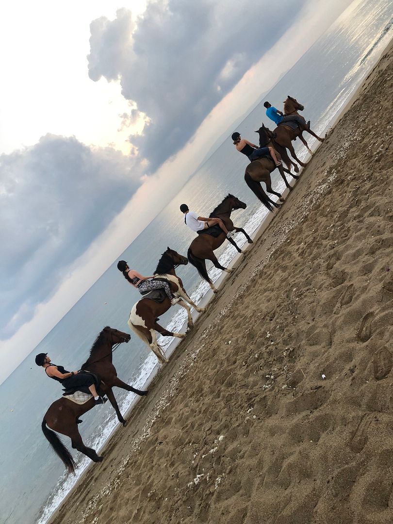 Riding on the beach of Ammoudara