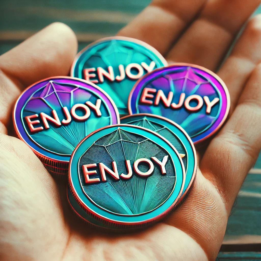 Unique coin Enjoy