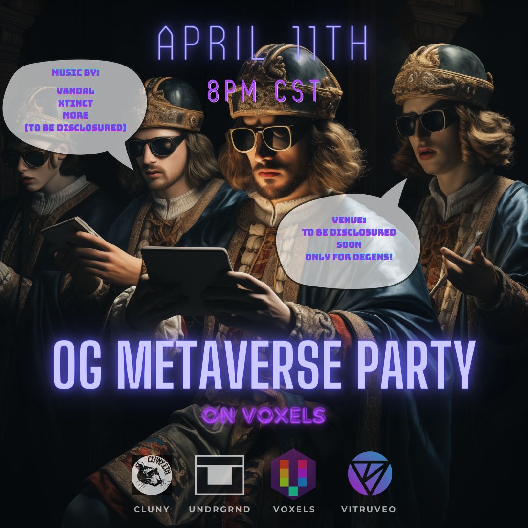 OG Metaverse Party - 2024 (1st poster)