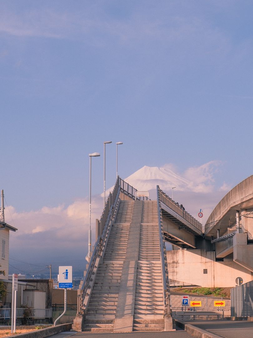 fuji and stairs