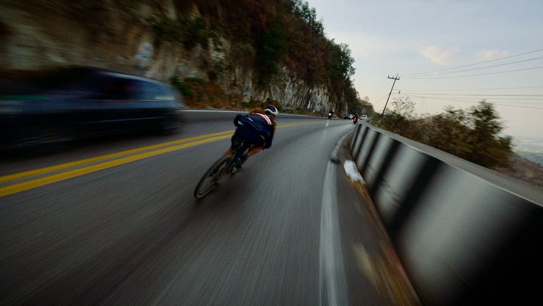 Chasing Cooper Ray through the twisties