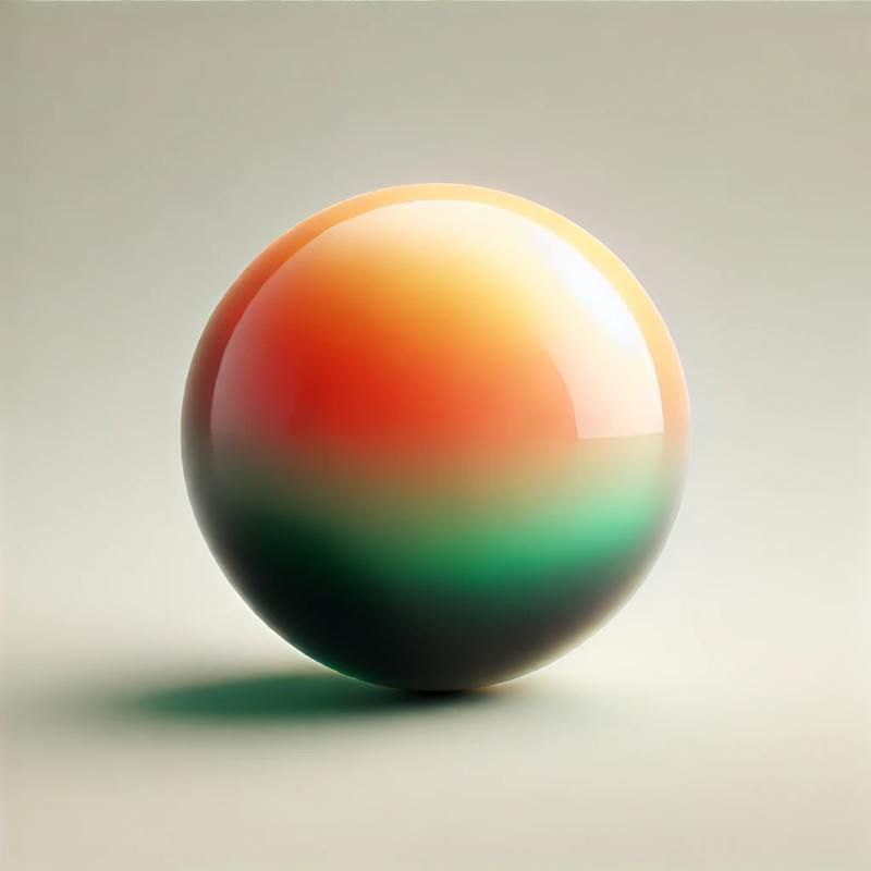 Radiant Gradient Sphere