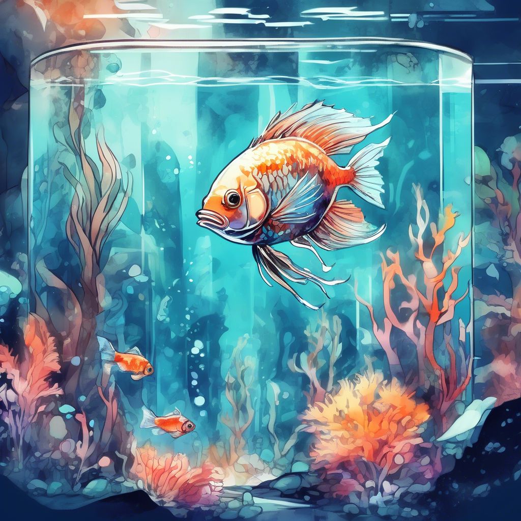 Fish in the aquarium