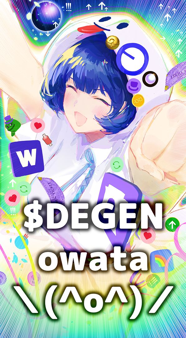 $DEGEN owata＼(^o^)／