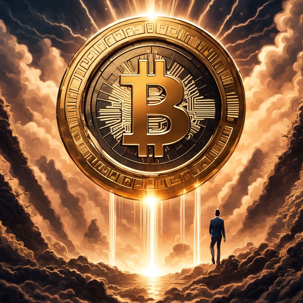 bitcoin-rising-beam-mysterious