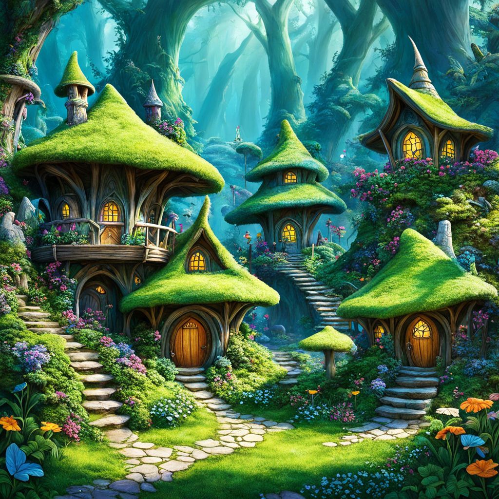 green fairy village