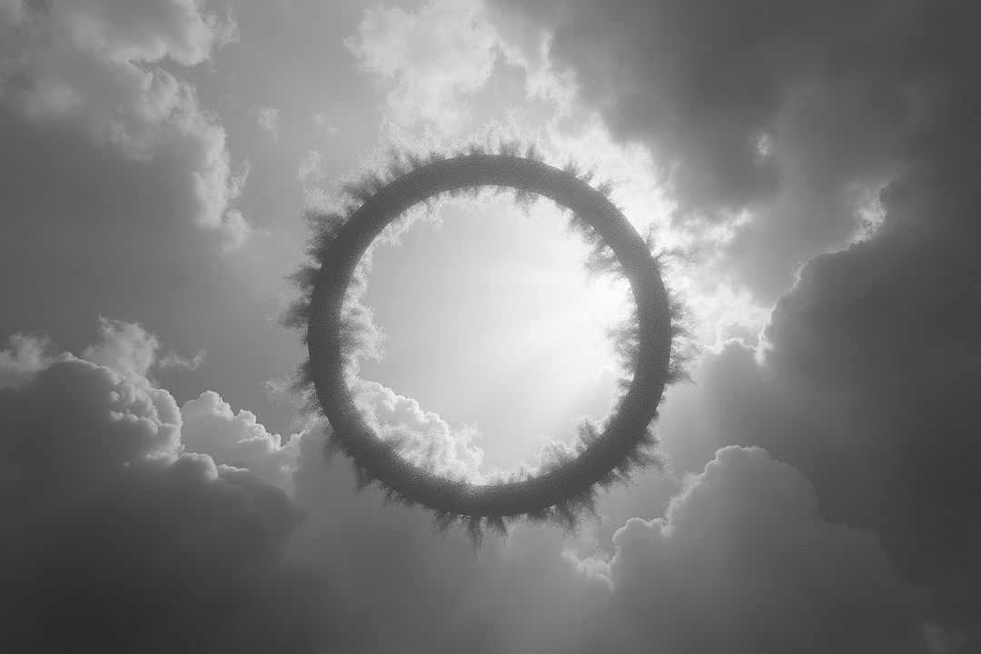 Circle in the clouds