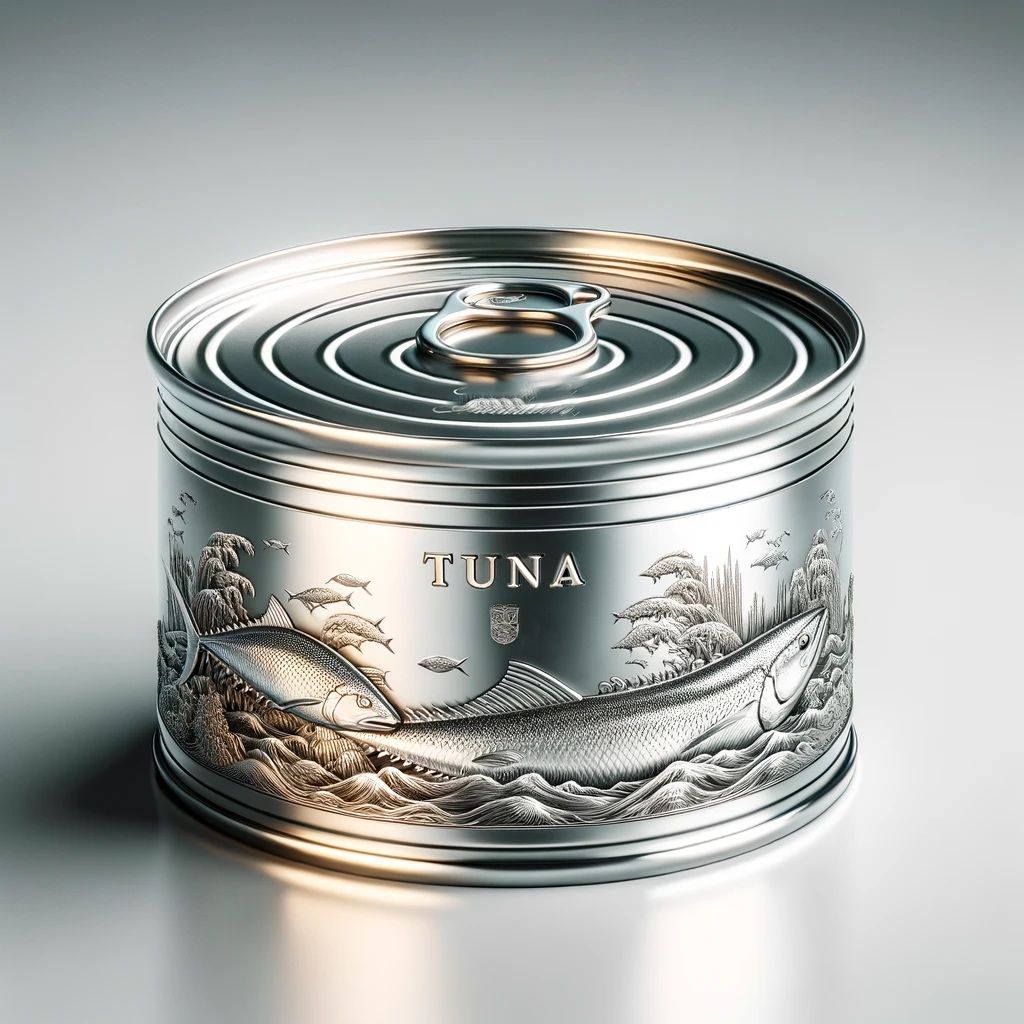 RARE PLATINUM TUNA CAN