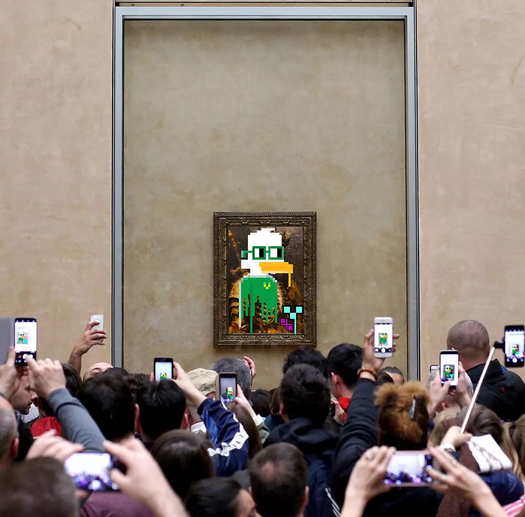 Le Graffiti Gang hit the Louvre'