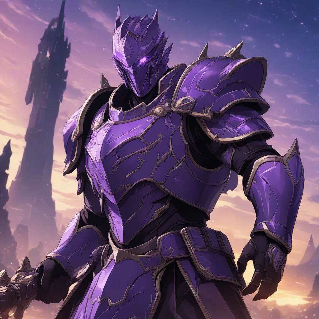 The purple Warrior