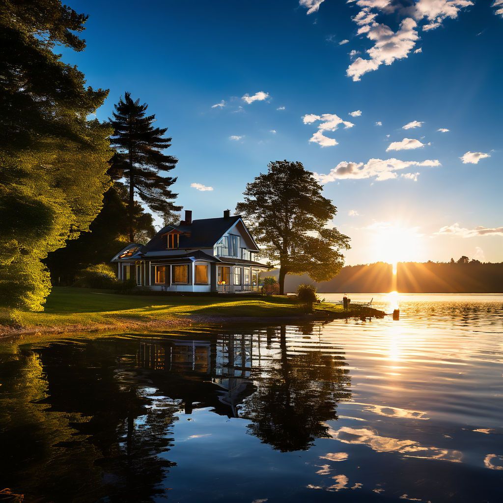 House on the lake