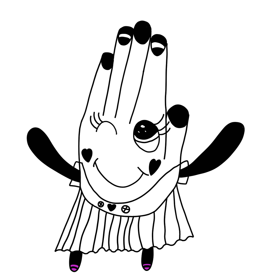 girl hand