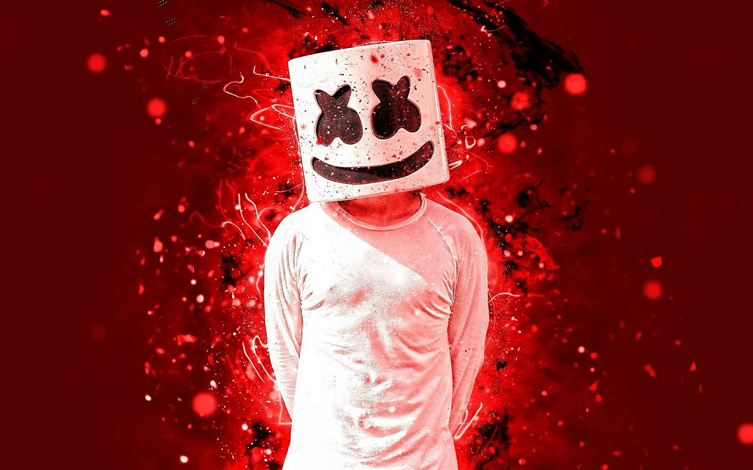 Marshmello red