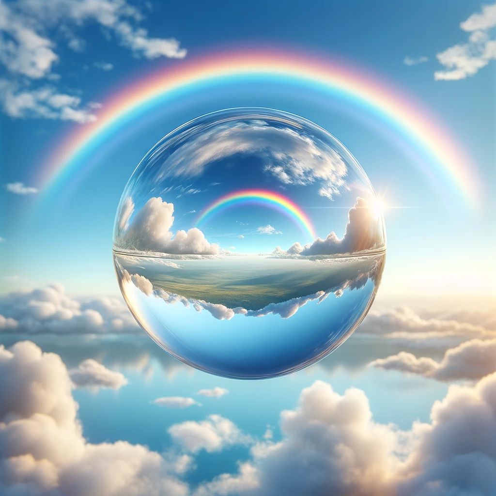 Reflection in Rainbow