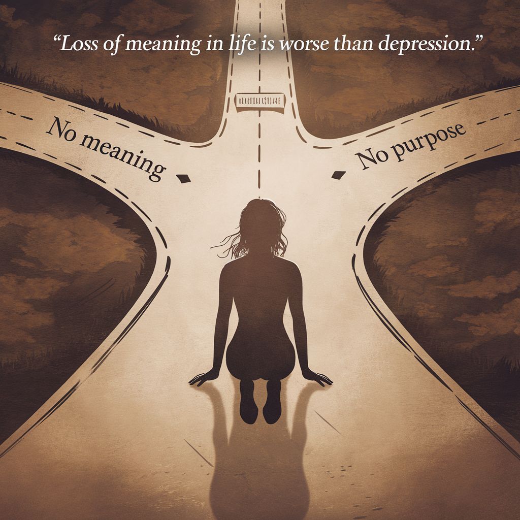 Loss of meaning in life is worse than depression