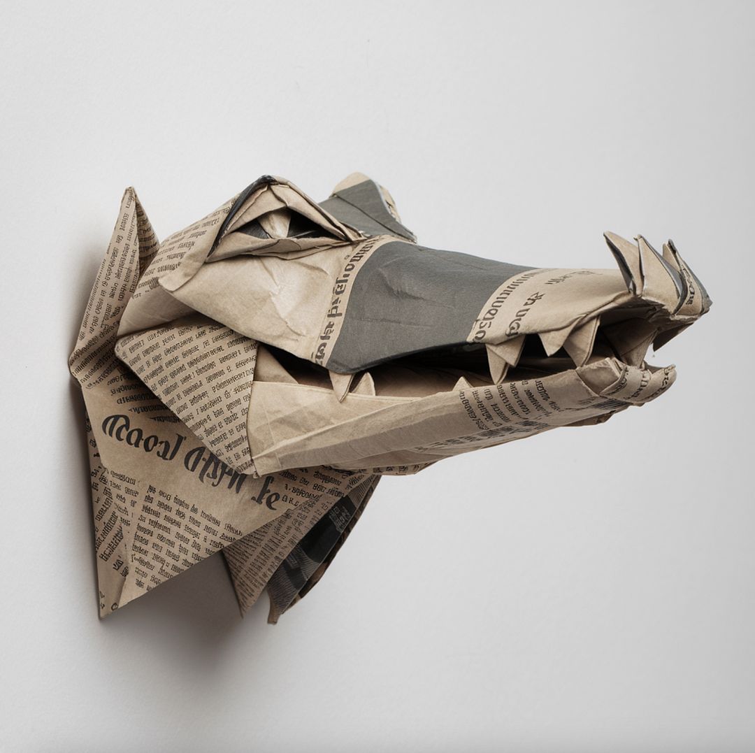 The alligator origami