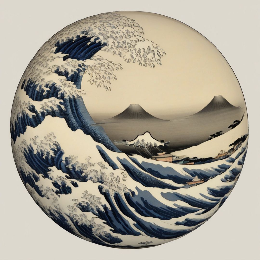 !second referense to Hokusai!