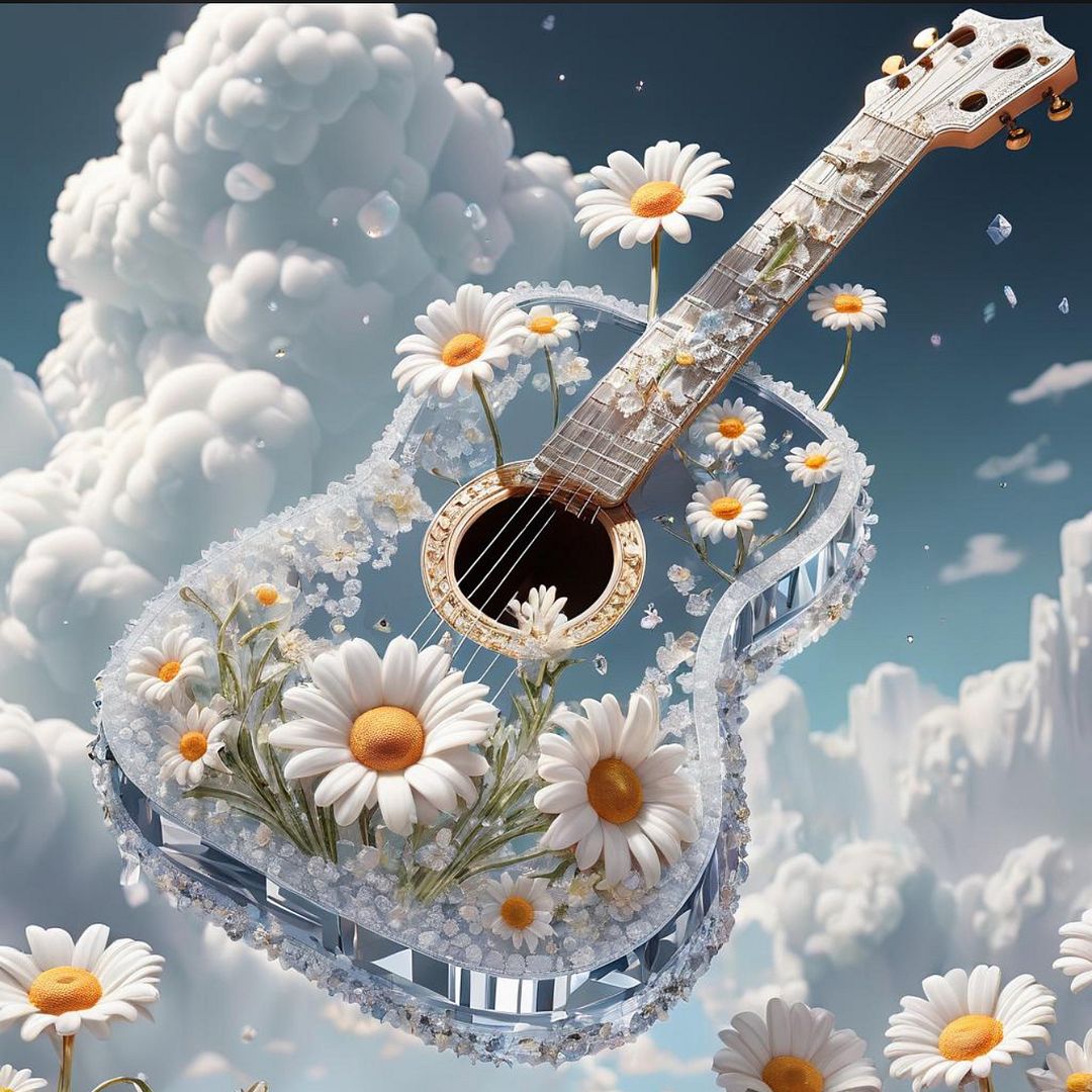 crystal guitar