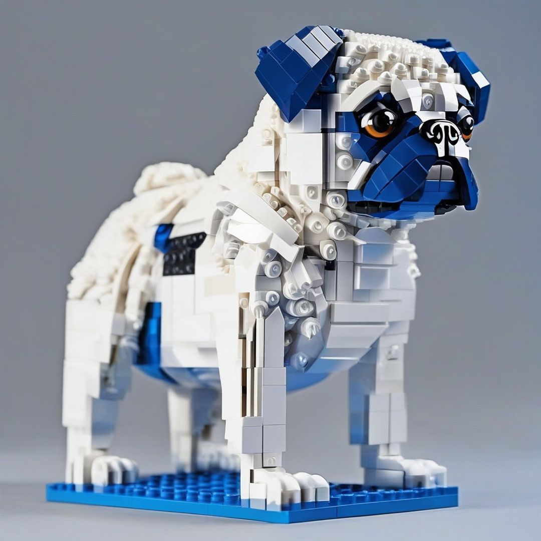 Lego pug dog.