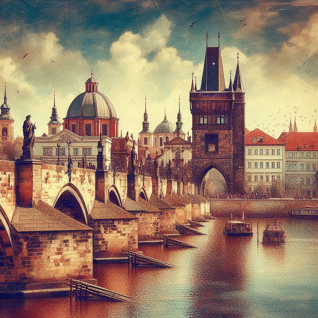 The Charles Bridge. Prague