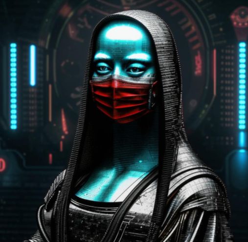 Mona Lisa. Cyberpunk.