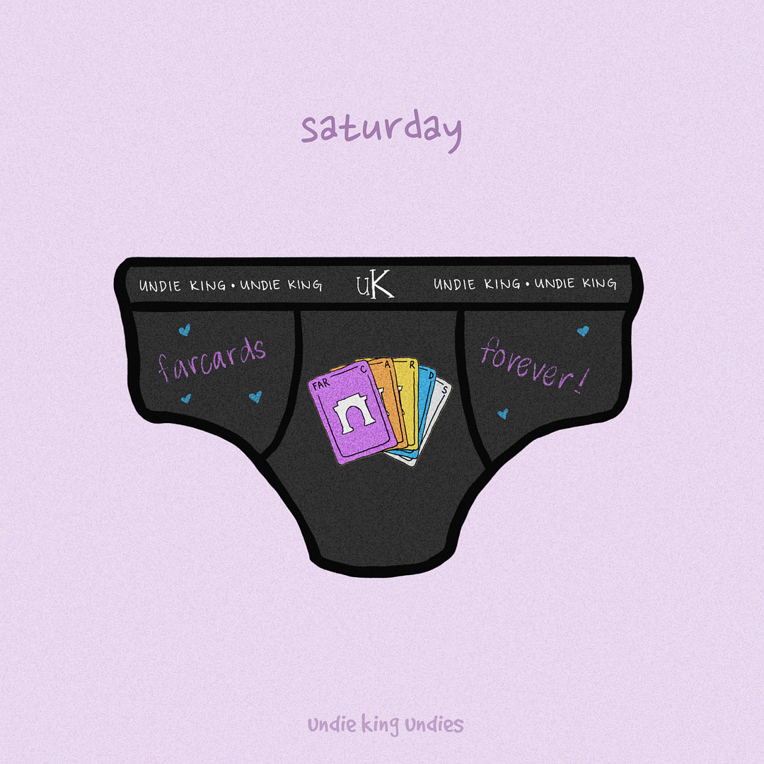 Undie King - Saturday Farcards