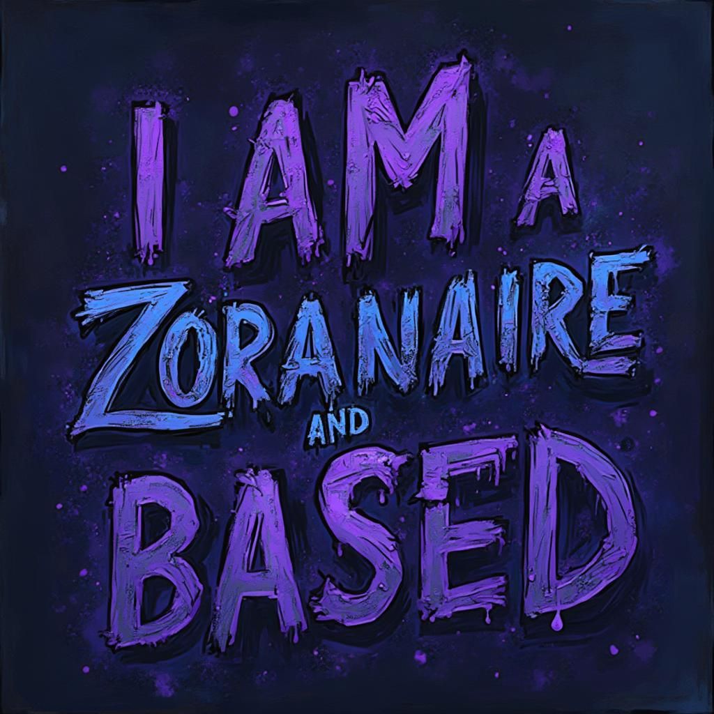 I am a zoranaire and BASED