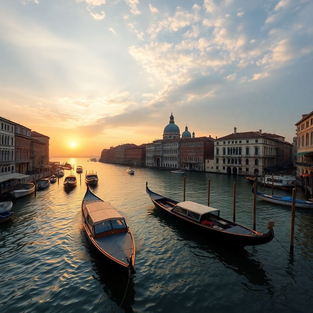 sunrise of Venice